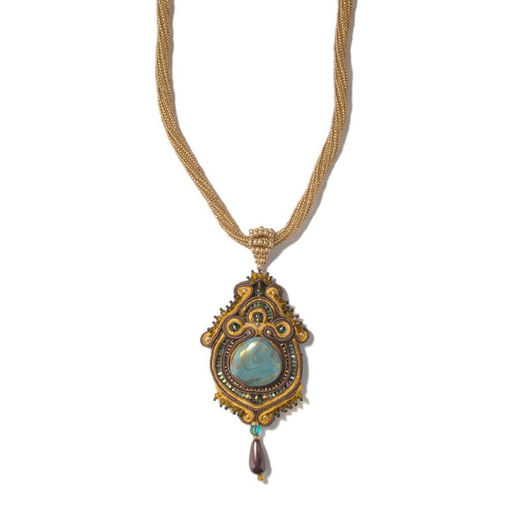 FINAL DROP‼️ 70s Vtg Boho Blues Necklace